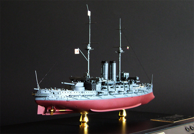 天賞堂 戦艦三笠 1/500スケール